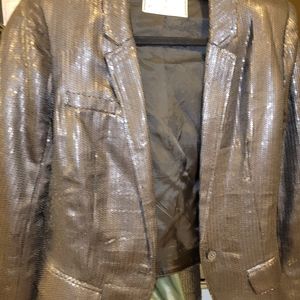 Free People  Sequin Blazer